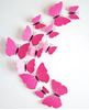 Бабочки розовые с прожилками