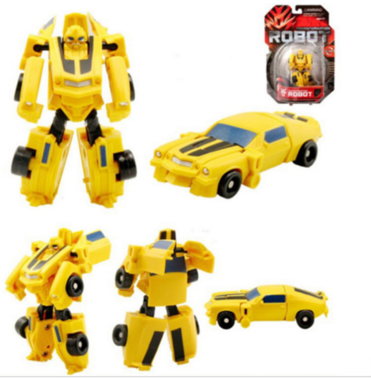 Желтый трансформер -автомобиль