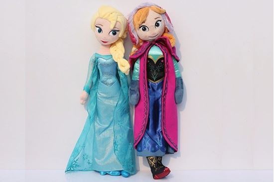 Плюшевые куклы Анна и Эльза 