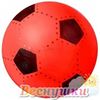 Мяч футбольный надувной красный